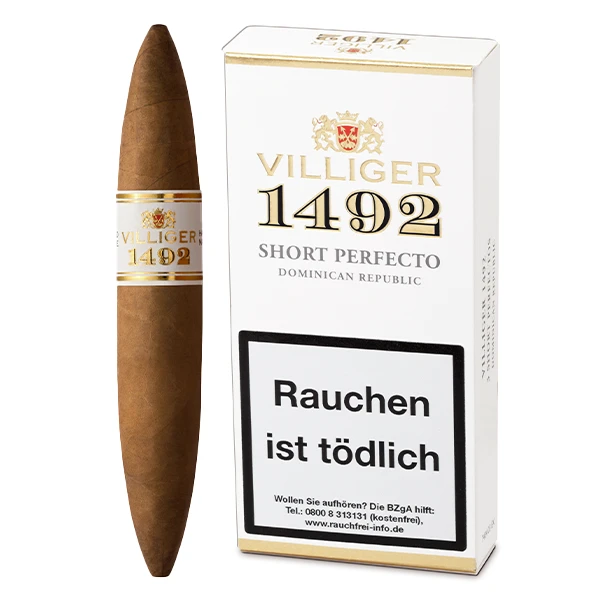 VILLIGER 1492 Zigarren Short Perfecto